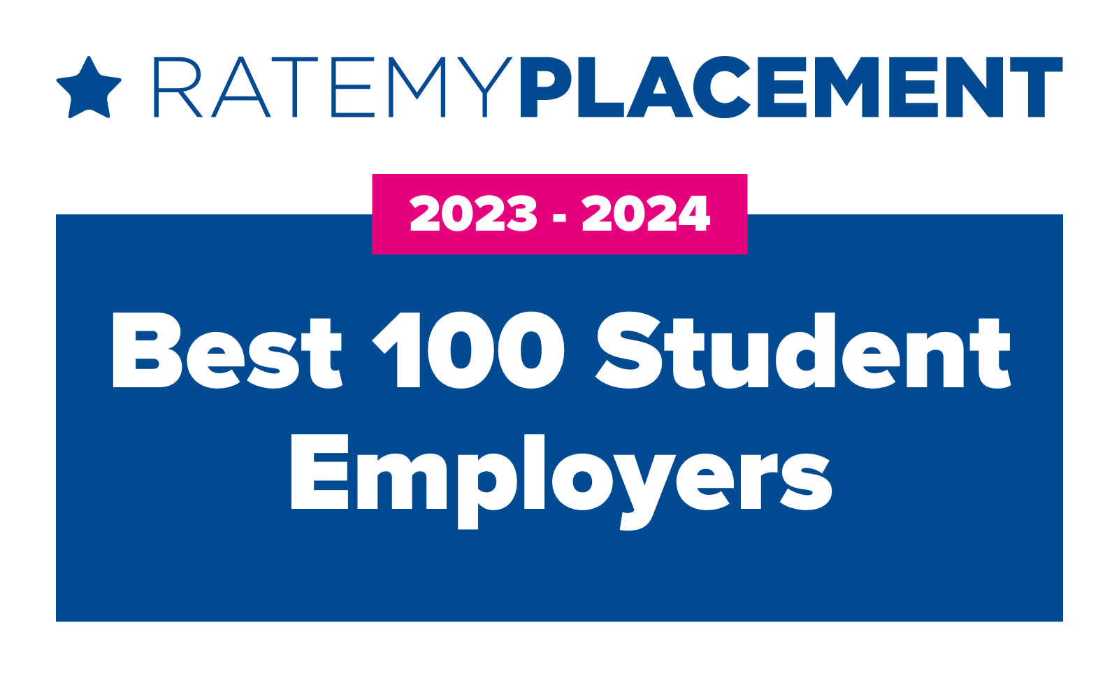RATEMYPLACEMENT | Best 100 Student Employers 2023-2024