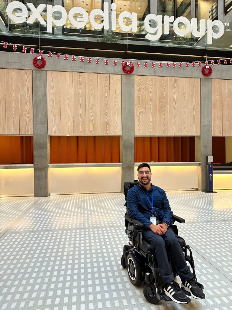 Expedia Group | Careers - Camilo Pires: Being the first wheelchair user in  the Expedia Group London office