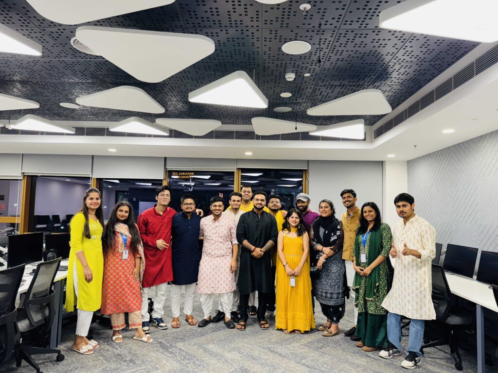 Sangeeta with her team
